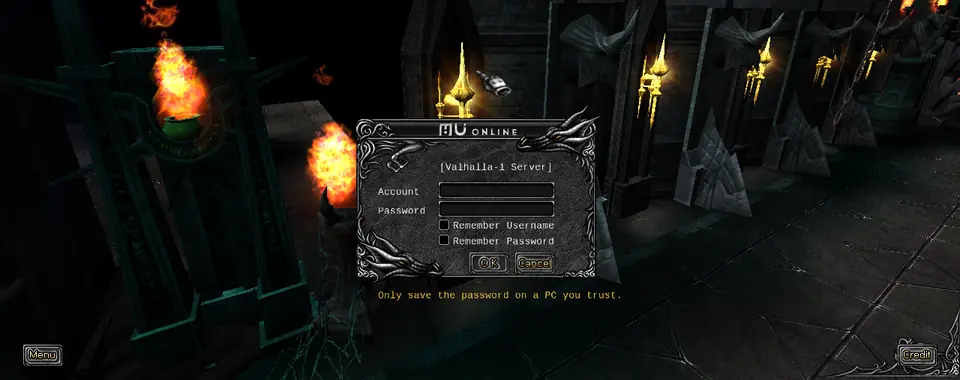 The game running in the browser